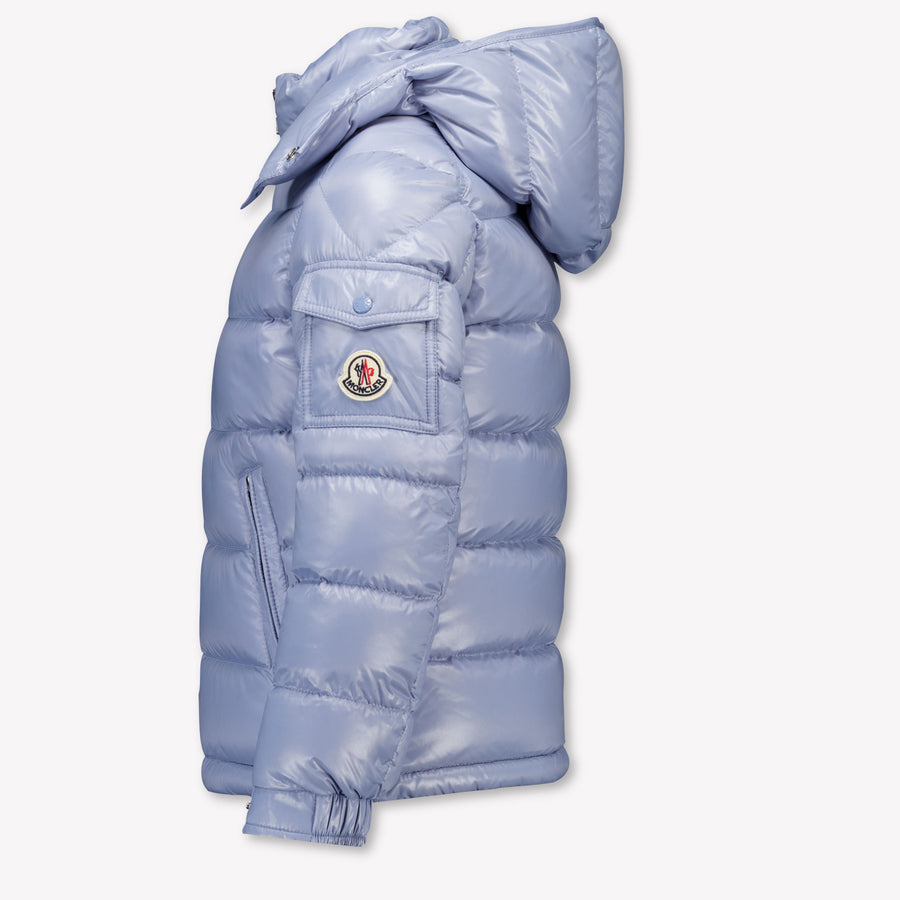 Moncler New Maya Kinder Jongens Winterjas In Licht Blauw