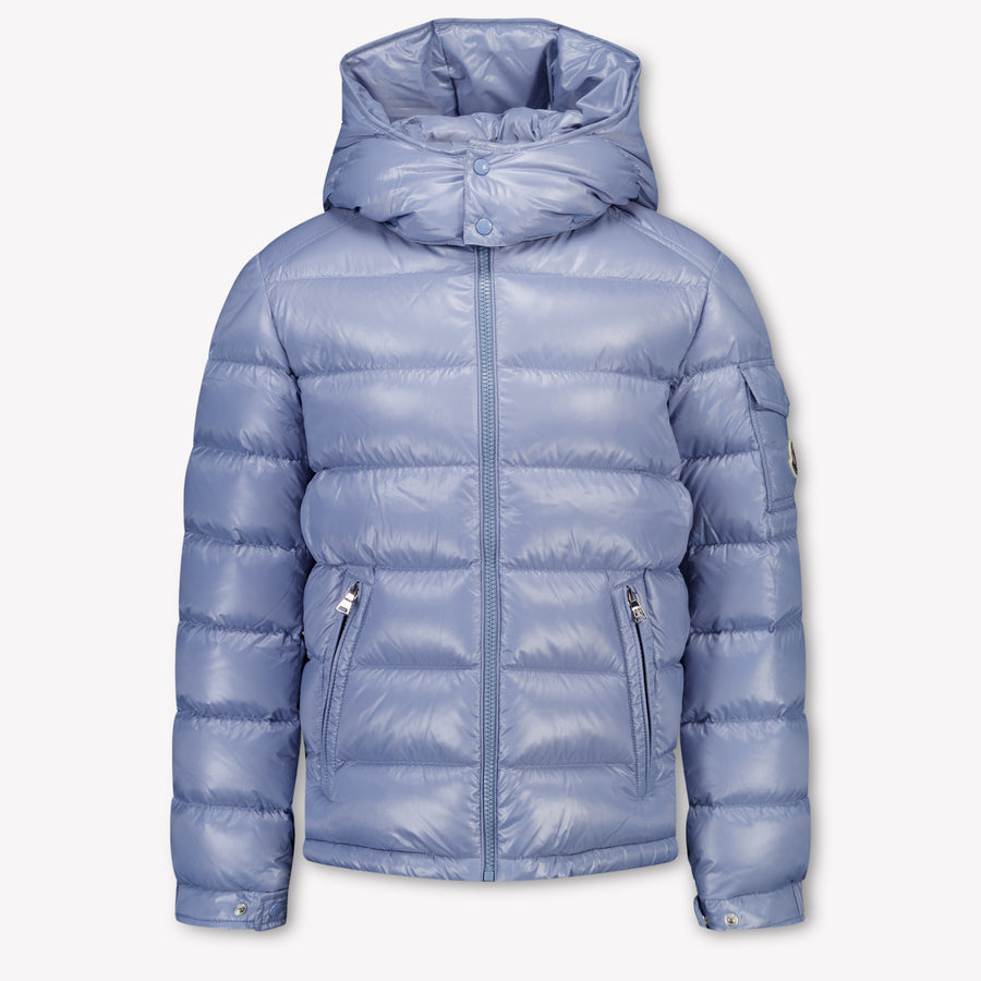 Moncler New Mayan Kids Boys Jackets In Light Blue