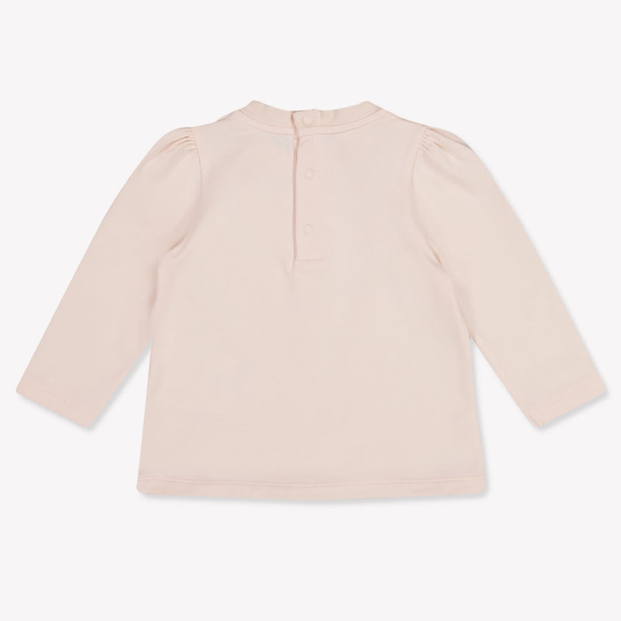 Moncler Baby Girls T-Shirt In Light Pink