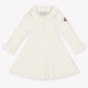Moncler Baby Meisjes Jurk In Off White
