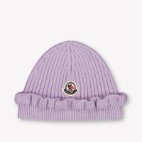 Moncler Baby Girls Hat In Lilac