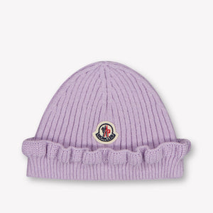 Moncler Baby Girls Hat In Lilac