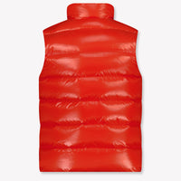 Moncler Tib Kids Boys Bodywarmer In Orange