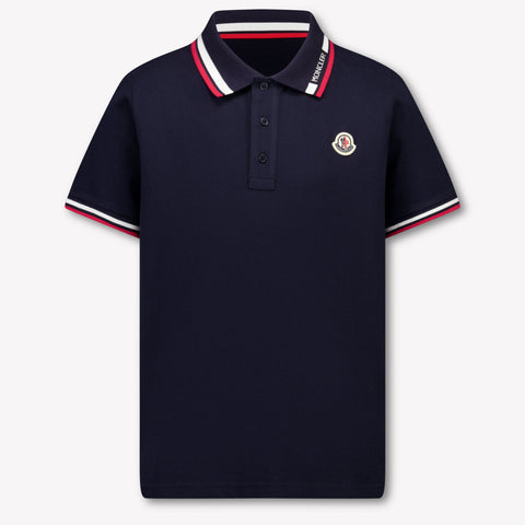 Moncler Kinder Jongens Polo In Navy