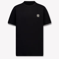 Stone Island Kids Boys T-Shirt In Black