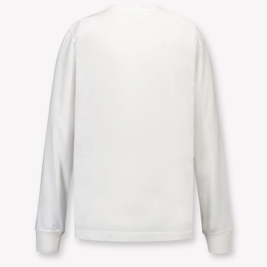 Stone Island Kinder Jongens T-Shirt In Wit