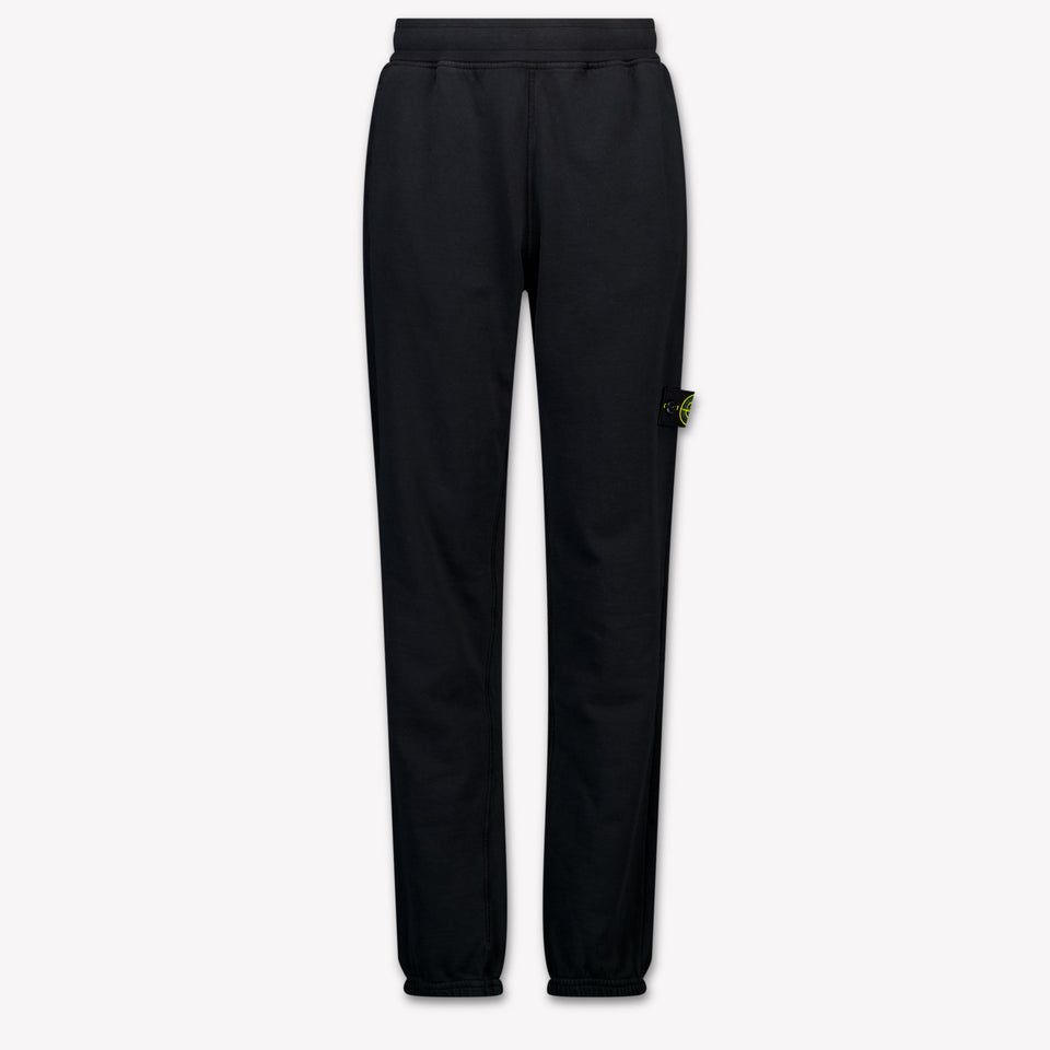 Stone Island Kids Boys Pants In Black