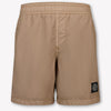 Stone Island Kinder Jongens Zwemkleding In Licht Bruin