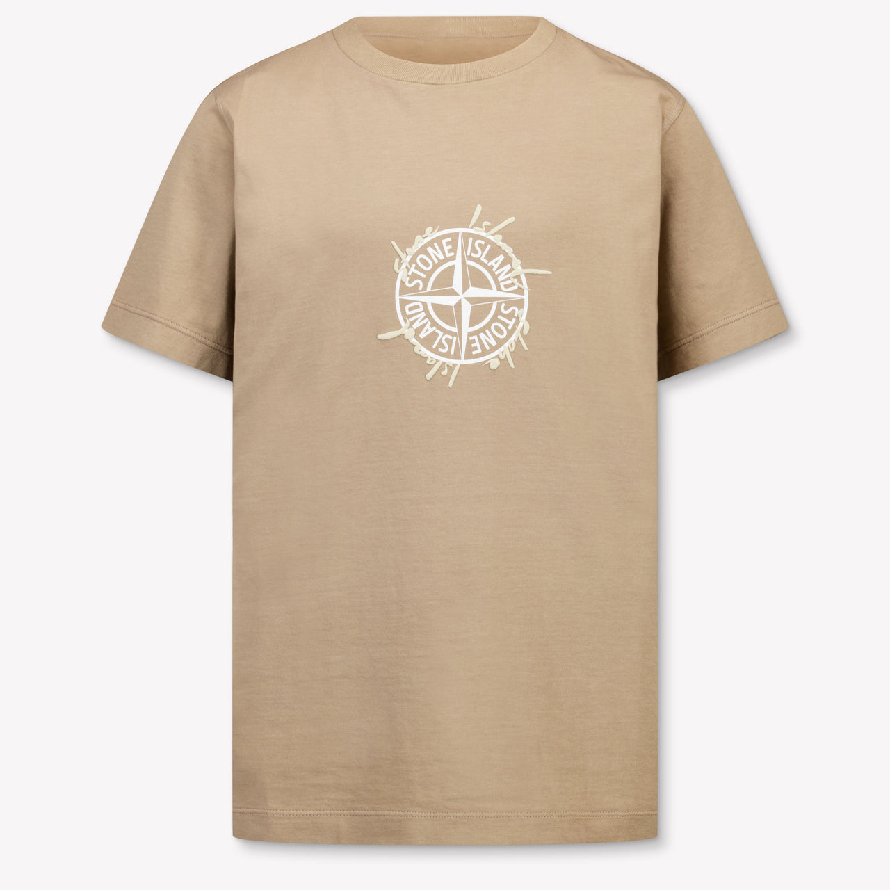 Stone Island Kids Boys T-Shirt In Light Gray