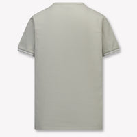 Stone Island Kinder Jongens T-Shirt In Licht Grijs