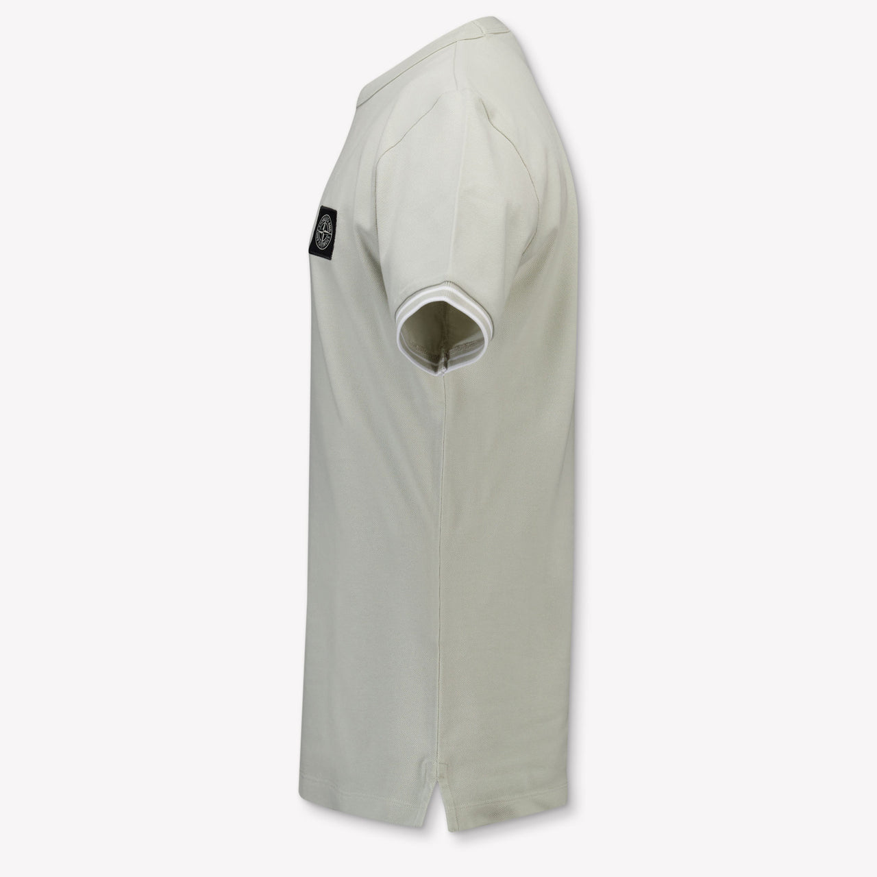 Stone Island Kinder Jongens T-Shirt In Licht Grijs