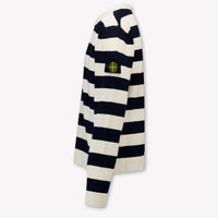 Stone Island Kids Boys Sweater In Navy