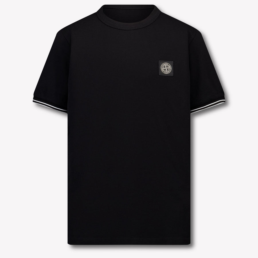 Stone Island Boys T-Shirt in Black