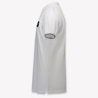Stone Island Kids Boys T-Shirt In White