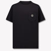 Stone Island Kids Boys T-Shirt In Black