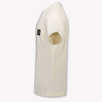 Stone Island Kids Boys T-Shirt In OffWhite