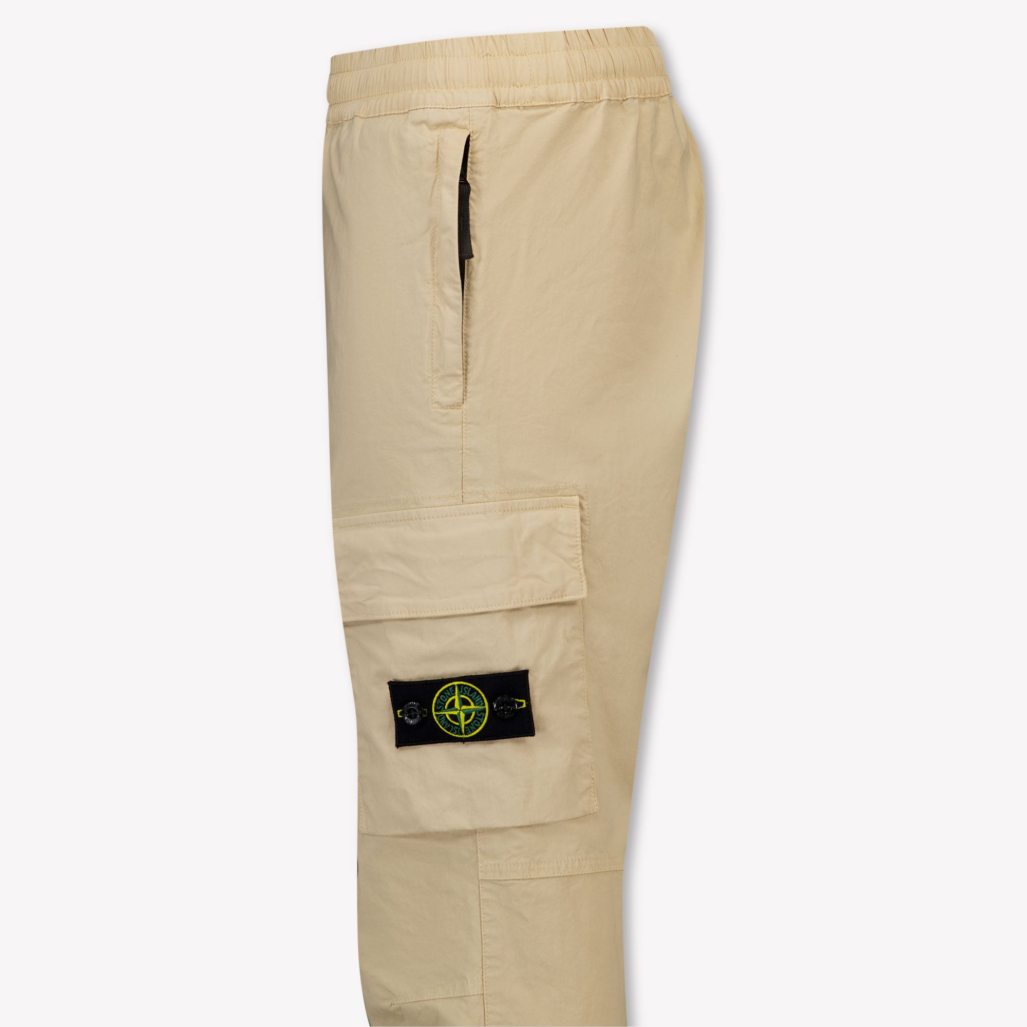 Stone Island Kids Boys Pants In Beige