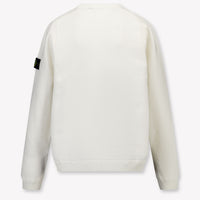 Stone Island Kinder Jongens Trui In Wit