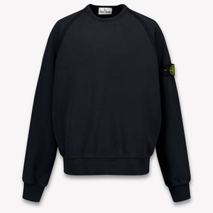 Stone Island Kids Boys Sweater In Black