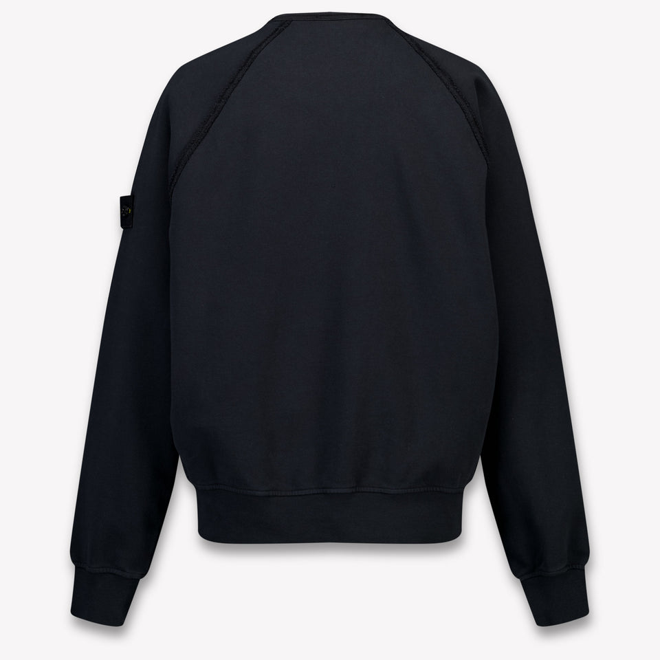 Stone Island Kinder Jongens Trui In Zwart