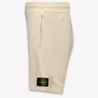Stone Island Kinder Jongens Shorts In Off White