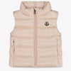 Moncler Ghany Baby Meisjes Bodywarmer In Licht Roze