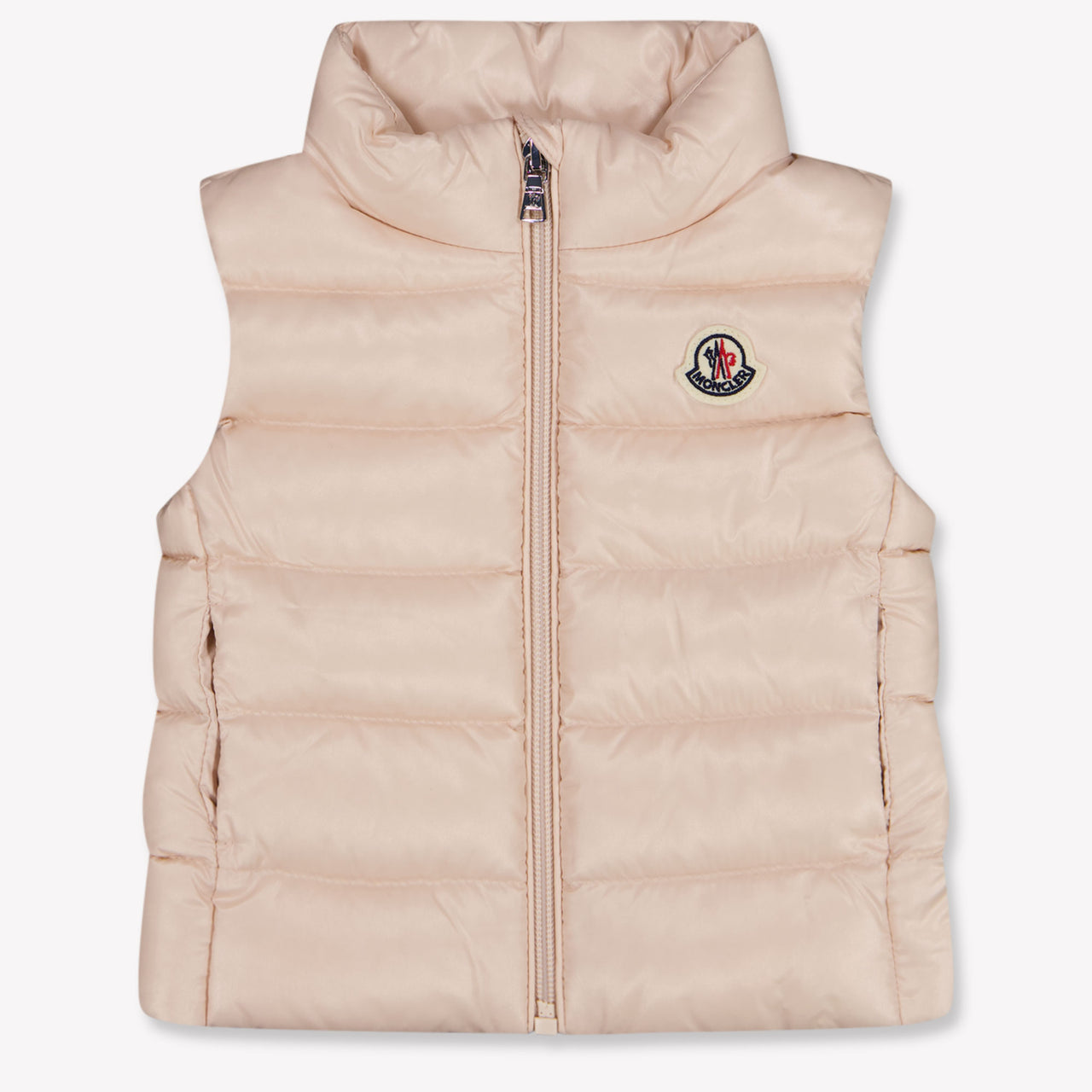 Moncler Ghany Baby Girls Bodywarmer In Light Pink