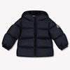 Moncler Sharon Baby Unisex Jackets In Navy