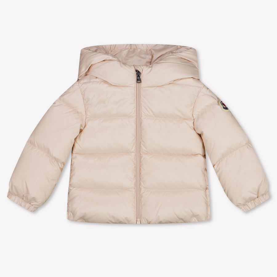 Moncler Sharon Baby Meisjes Winterjas In Licht Roze