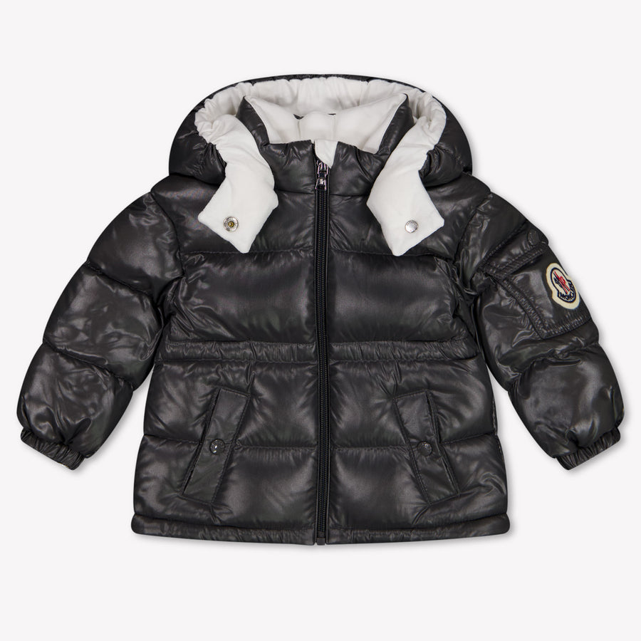 Moncler Maire Baby Meisjes Winterjas In Antraciet