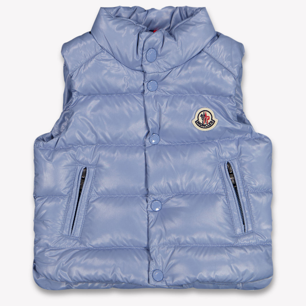 Moncler Bernard Baby Jongens Bodywarmer In Licht Blauw