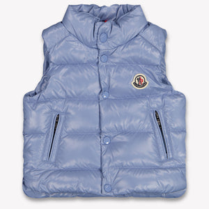 Moncler Bernard Baby Jongens Bodywarmer In Licht Blauw