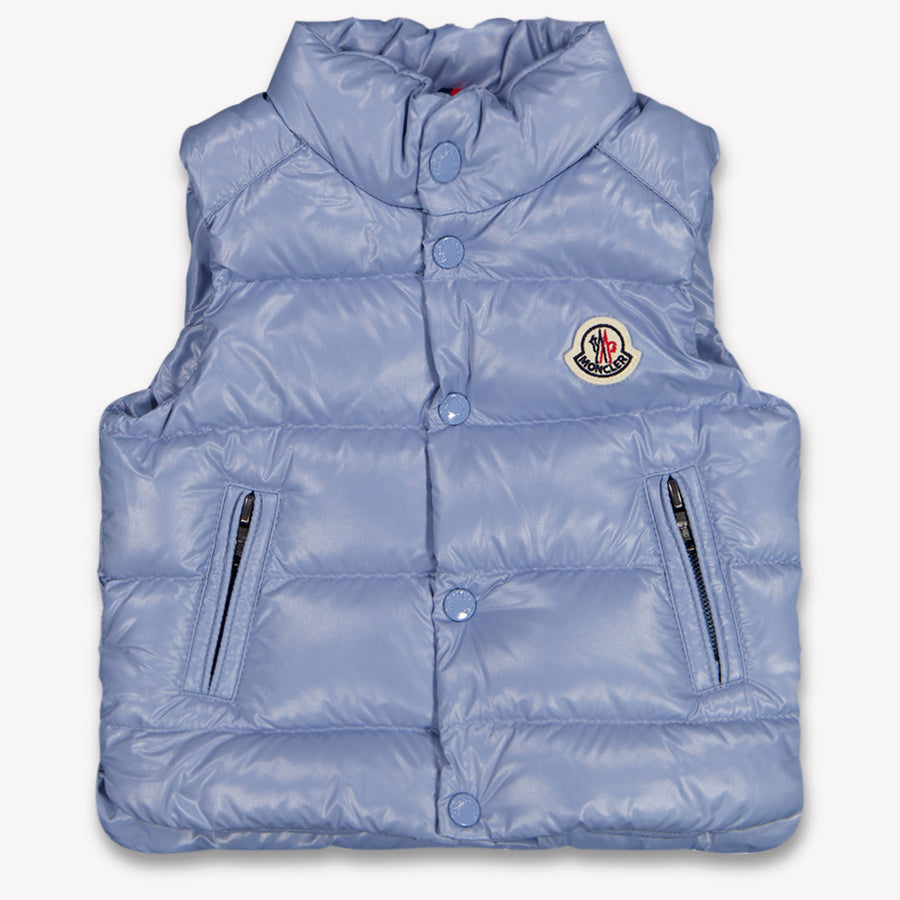 Moncler Bernard Baby Jongens Bodywarmer In Licht Blauw
