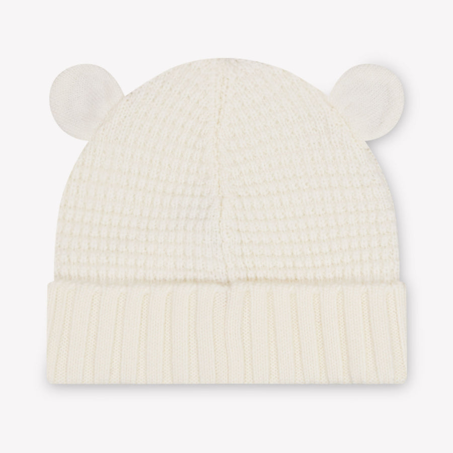 Moncler Baby Unisex Hat In OffWhite