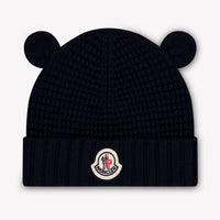 Moncler Baby Unisex Hat In Navy