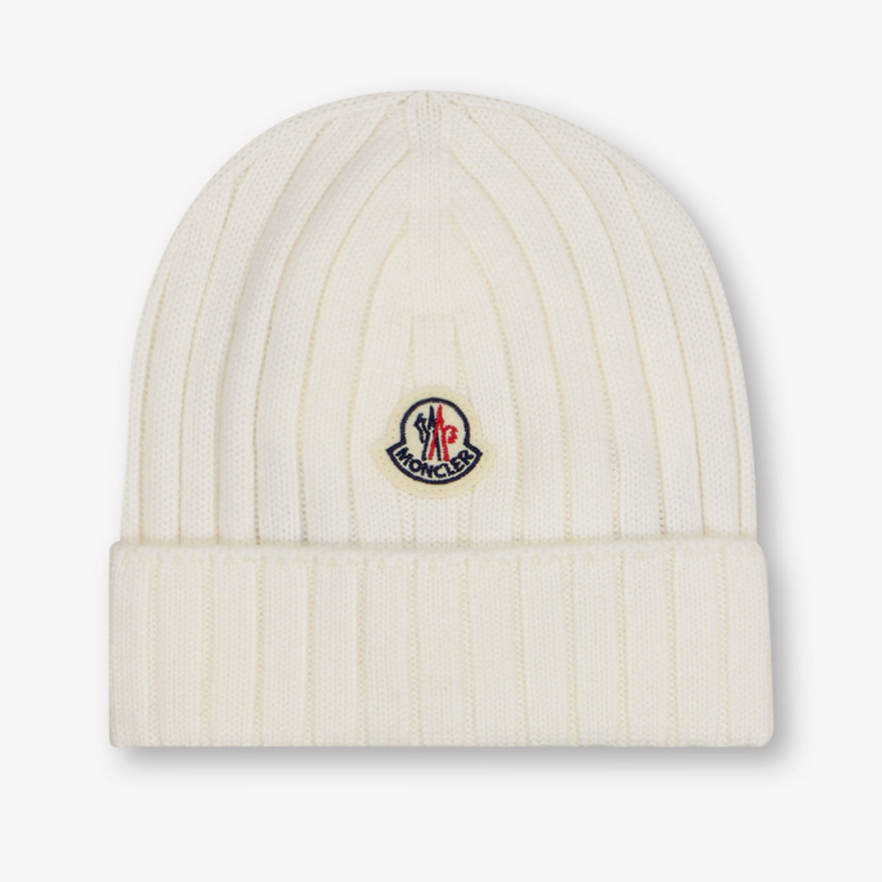 Moncler Baby Unisex Hat In OffWhite