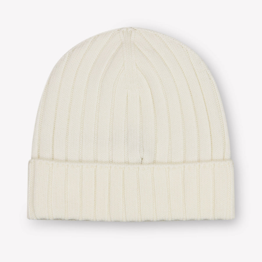 Moncler Baby Unisex Muts In Off White