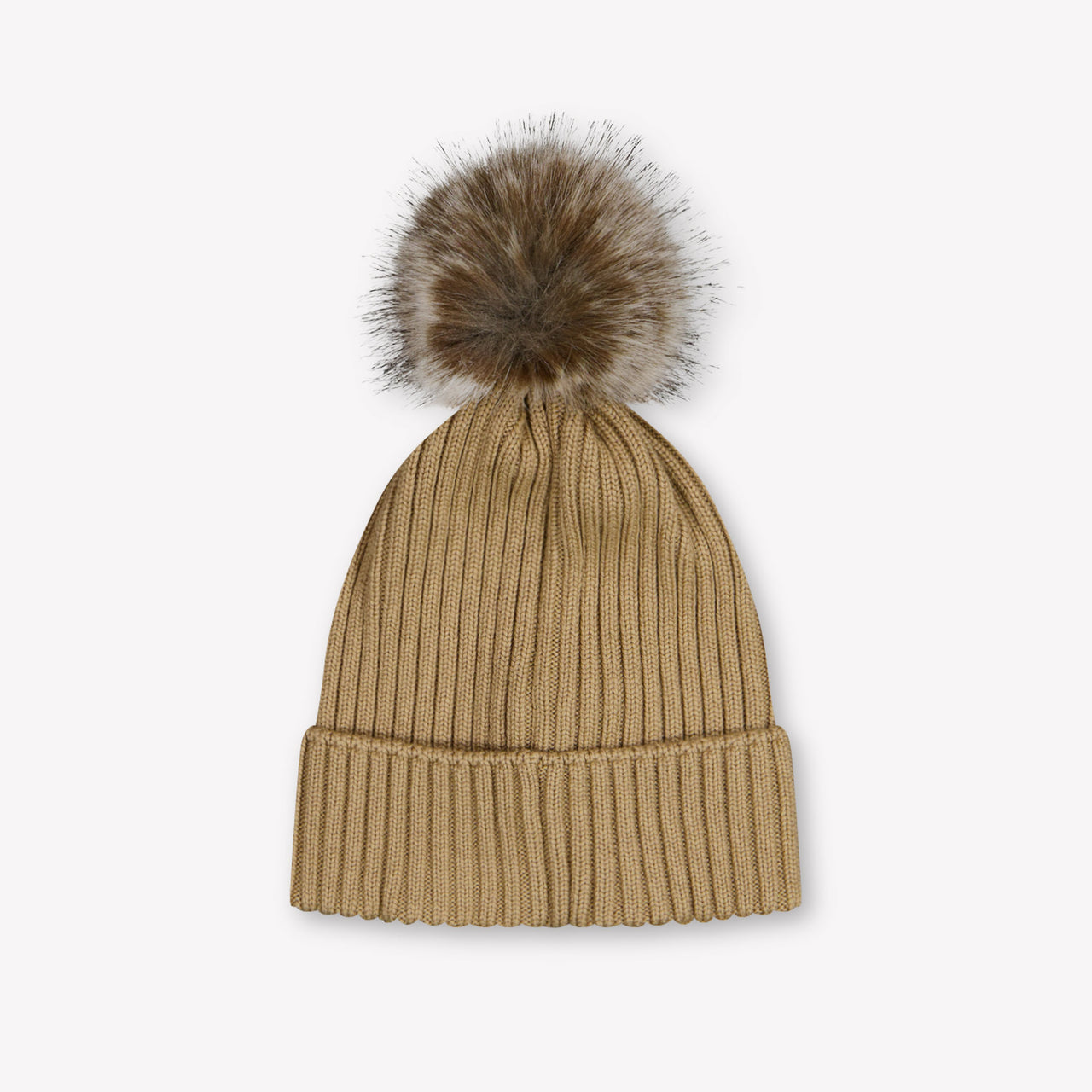 Moncler Kids Girls Hat In Beige
