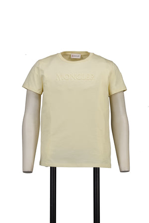 Moncler Kids Girls T-Shirt In Yellow