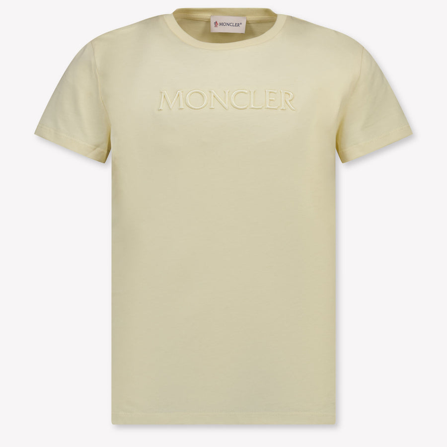 Moncler Kids Girls T-Shirt In Yellow