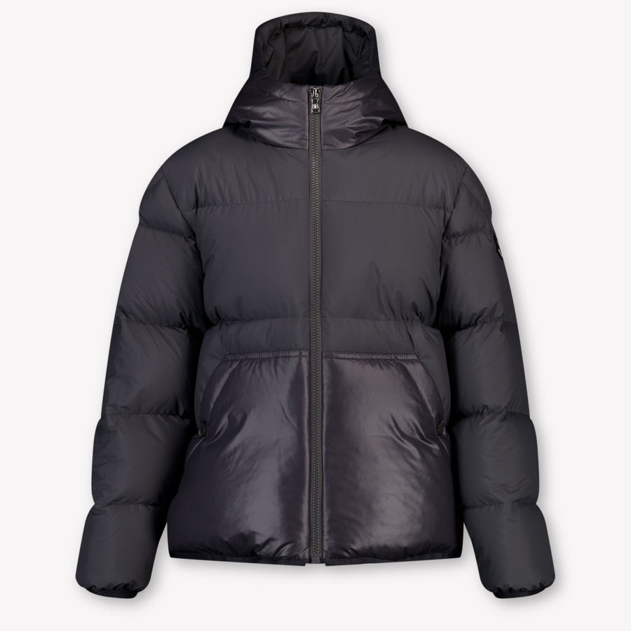 Moncler Barin Boys Winter Jacket in Grey
