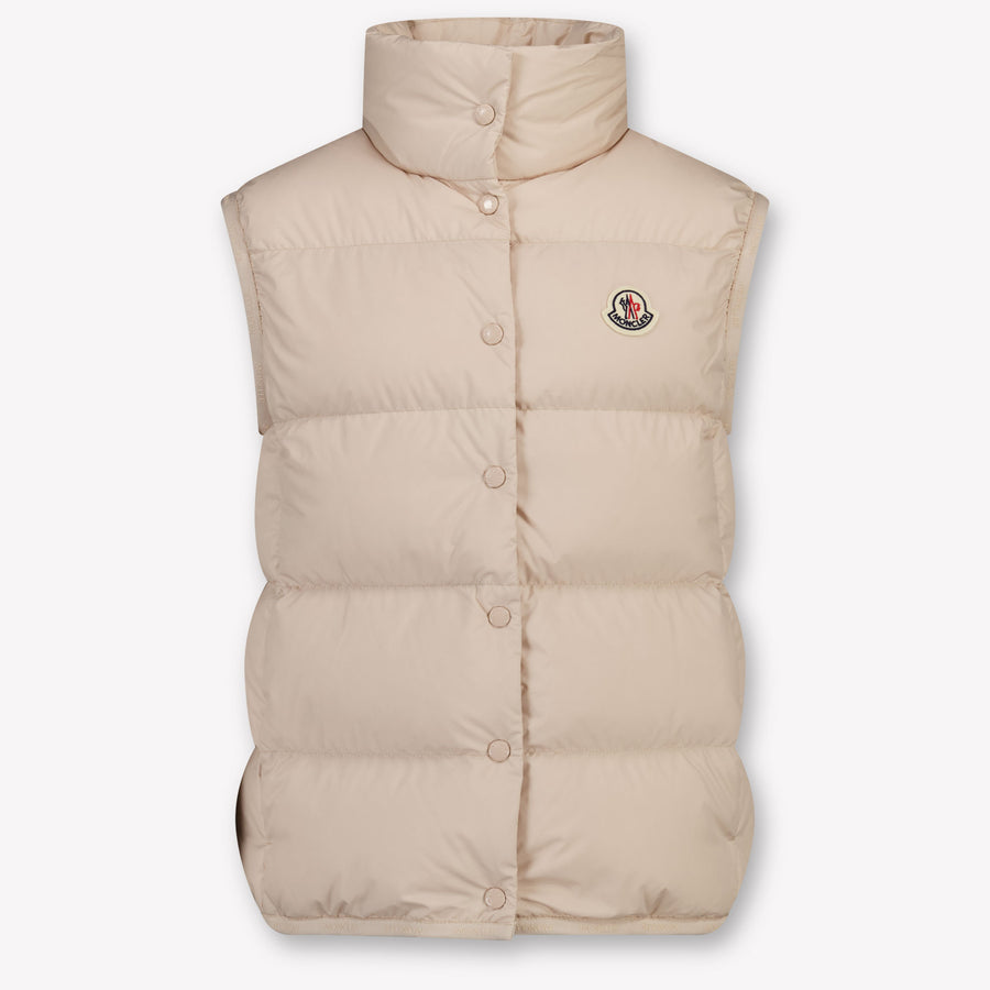 Moncler Badia Kinder Meisjes Bodywarmer In Beige