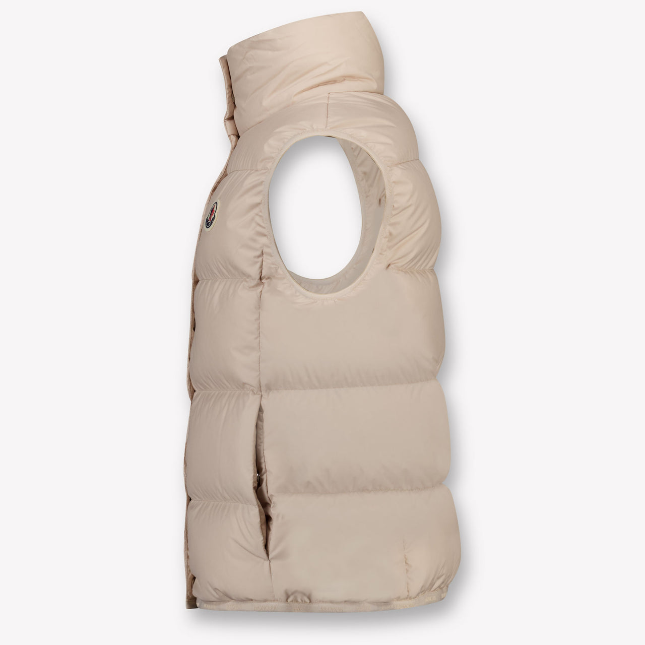 Moncler Badia Kids Girls Bodywarmer In Beige