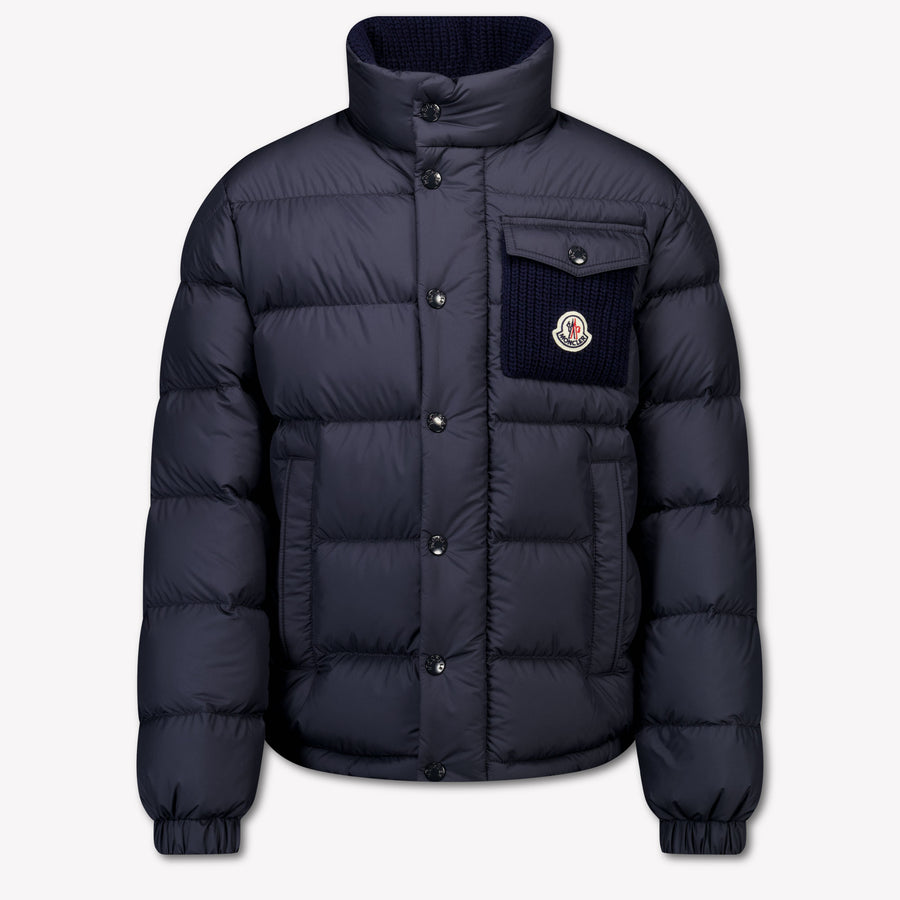 Moncler Jarek Boys Winter Jacket in Navy