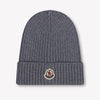 Moncler Kids Boys Hat In Gray
