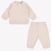 Moncler Baby Meisjes Joggingpak In Licht Roze