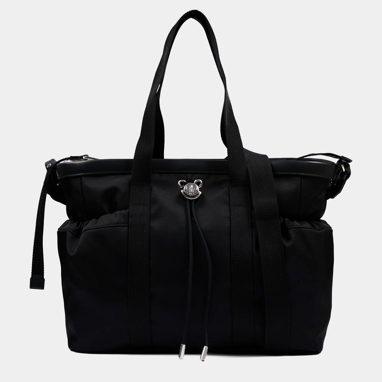 Moncler Baby Unisex Diaper Bag In Black