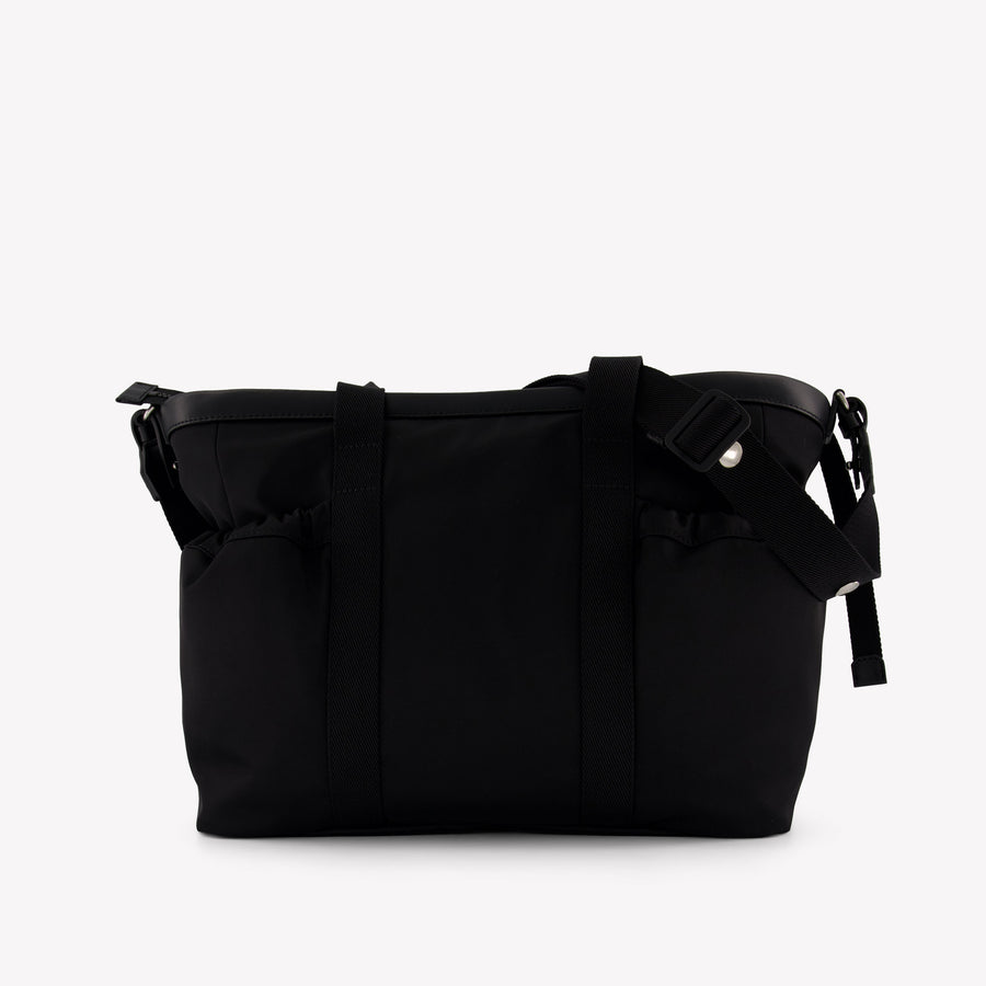 Moncler Baby Unisex Diaper Bag In Black