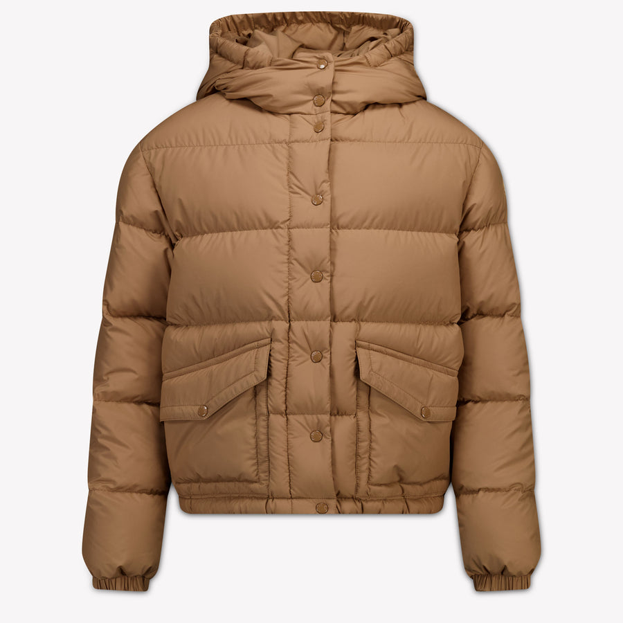 Moncler Phelanta Girls Winter Jacket in Camel