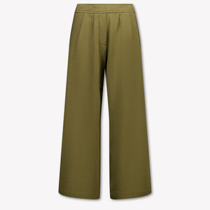 Moncler Kids Girls Pants In Army